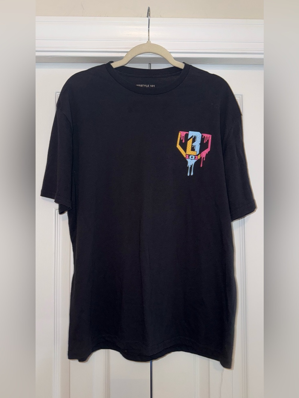 Baseball Lifestyle 101 Men’s Ice Cream Tee size XL, cotton candy